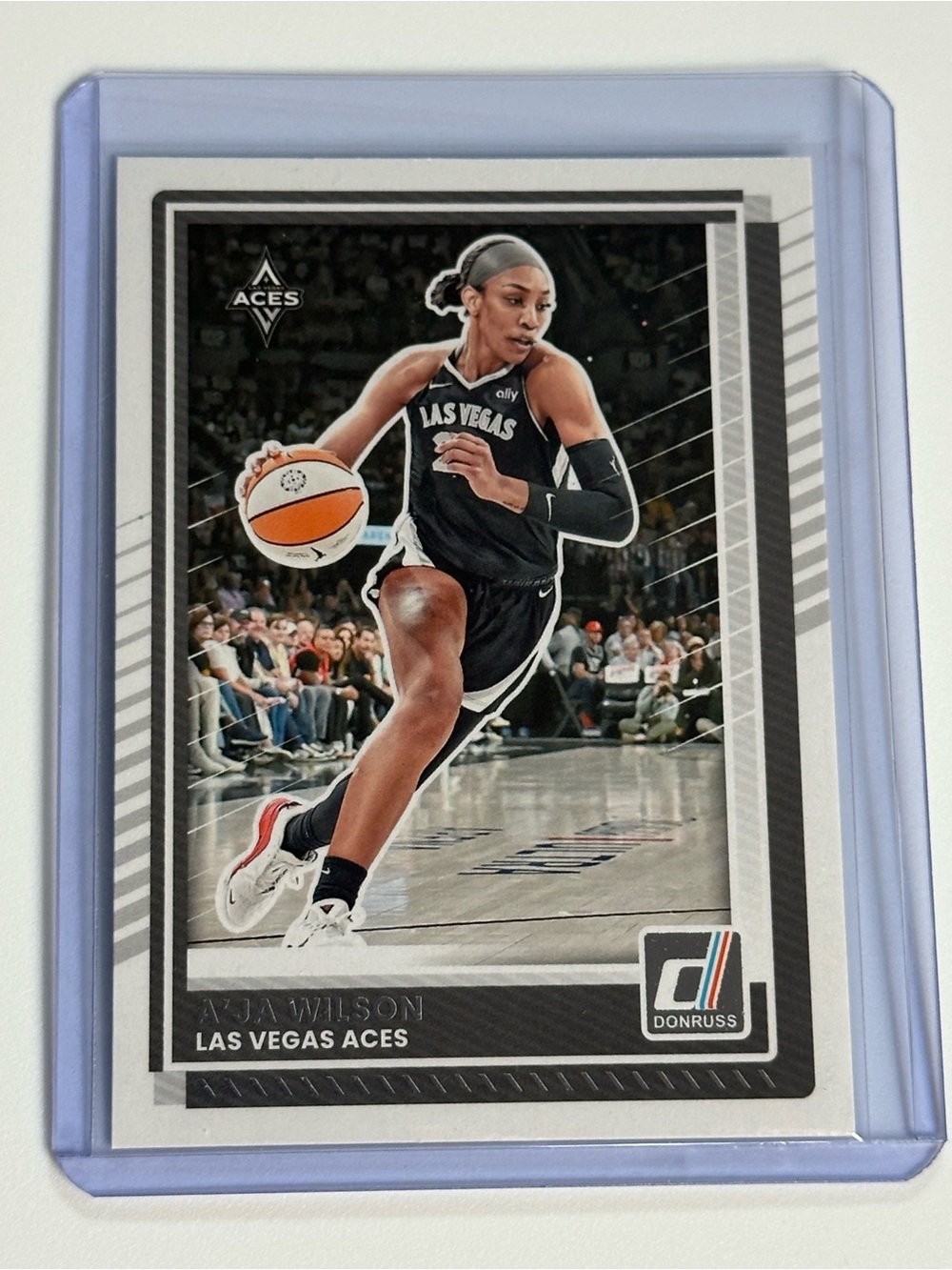 A'ja Wilson Las Vegas Aces Donruss Basketball Card - A legend in the making!